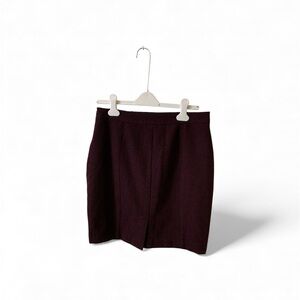 Banana Republic Dark Burgundy Pencil Skirt